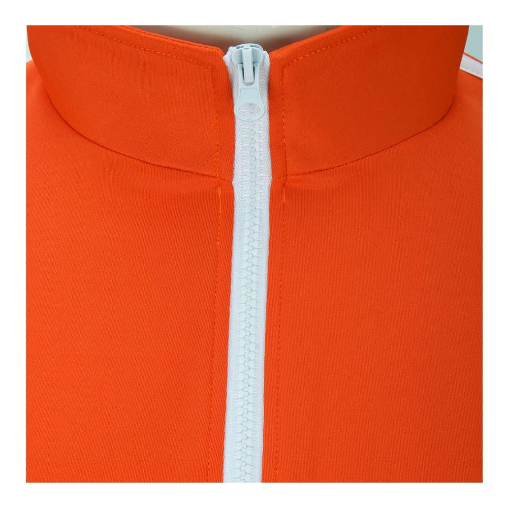 Funhoo Herren Orange Tracksuit - Sportlicher Jogginganzug mit Stehkragen für Outdoor-Aktivitäten und Cosplay-Kostüme