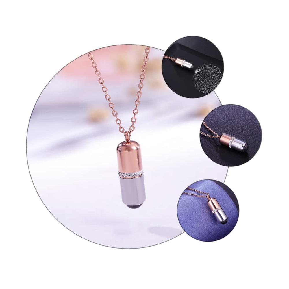 3er Set Kissen Halsketten – Eleganter Damen Schmuck mit Kapsel-Choker-Design Edle Spitze und Schlüsselbein-Anhänger