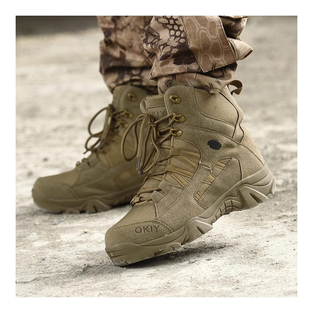 Taktische Herren Outdoor Schuhe - Wasserdichte Militär Trekkingstiefel für Sicherheit und Komfort (Farbe A Größe 39 EU