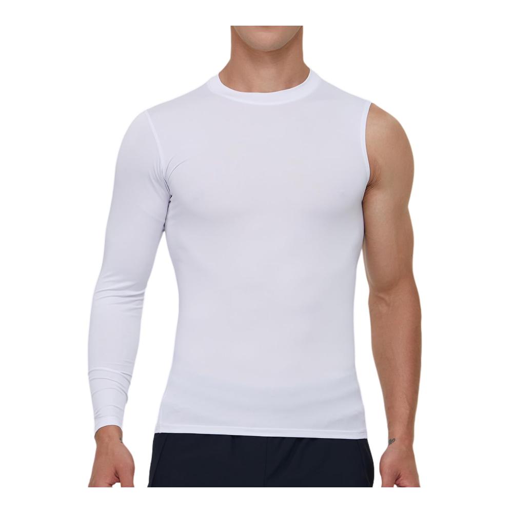 Kompressions-Basketballshirt für Herren – Smartstyle 1/2 Langarm Funktionsshirt Quick Dry Fitness Tights für Laufen und Training