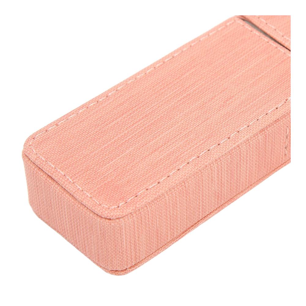 Zigarettenetui Pu-Etui Wasserdichtes Retro-Design mit Schnallen - Aufbewahrungsbox für Männer (Rosa