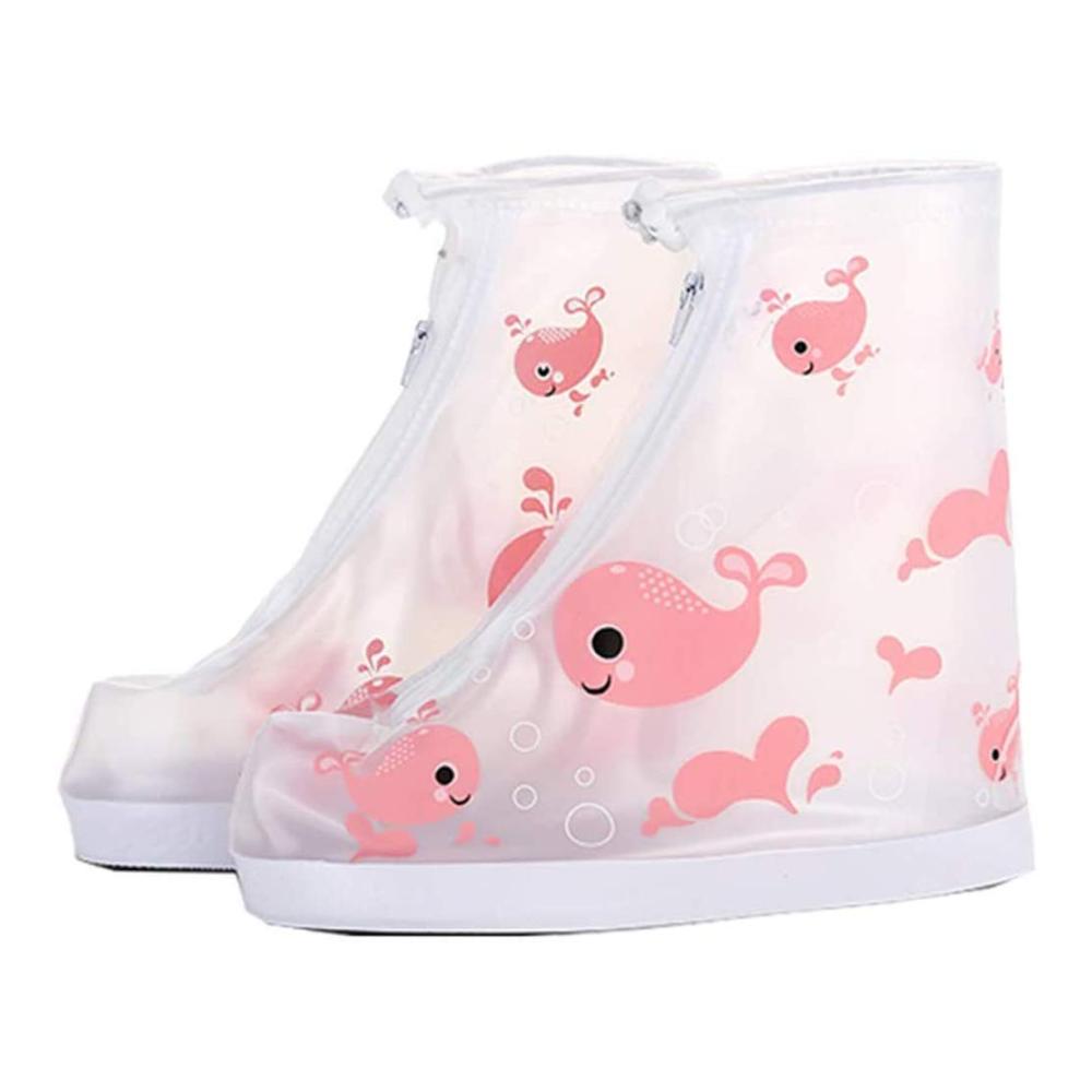 Regenüberschuhe ACMEDE für Unisex-Kinder | Wasserdicht Wiederverwendbar Rutschfest | Schuhüberzieher gegen Regen Schnee und Matsch
