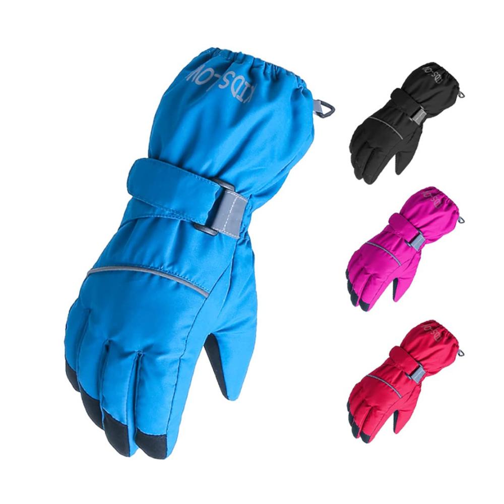 Kinder Skihandschuhe für Winter | Wasserdichte Schneehandschuhe Jungen Mädchen 4-6 Jahre | Fleece Fingerwarm & Winddicht | Outdoor Sport & Snowboarden | 1 Paar