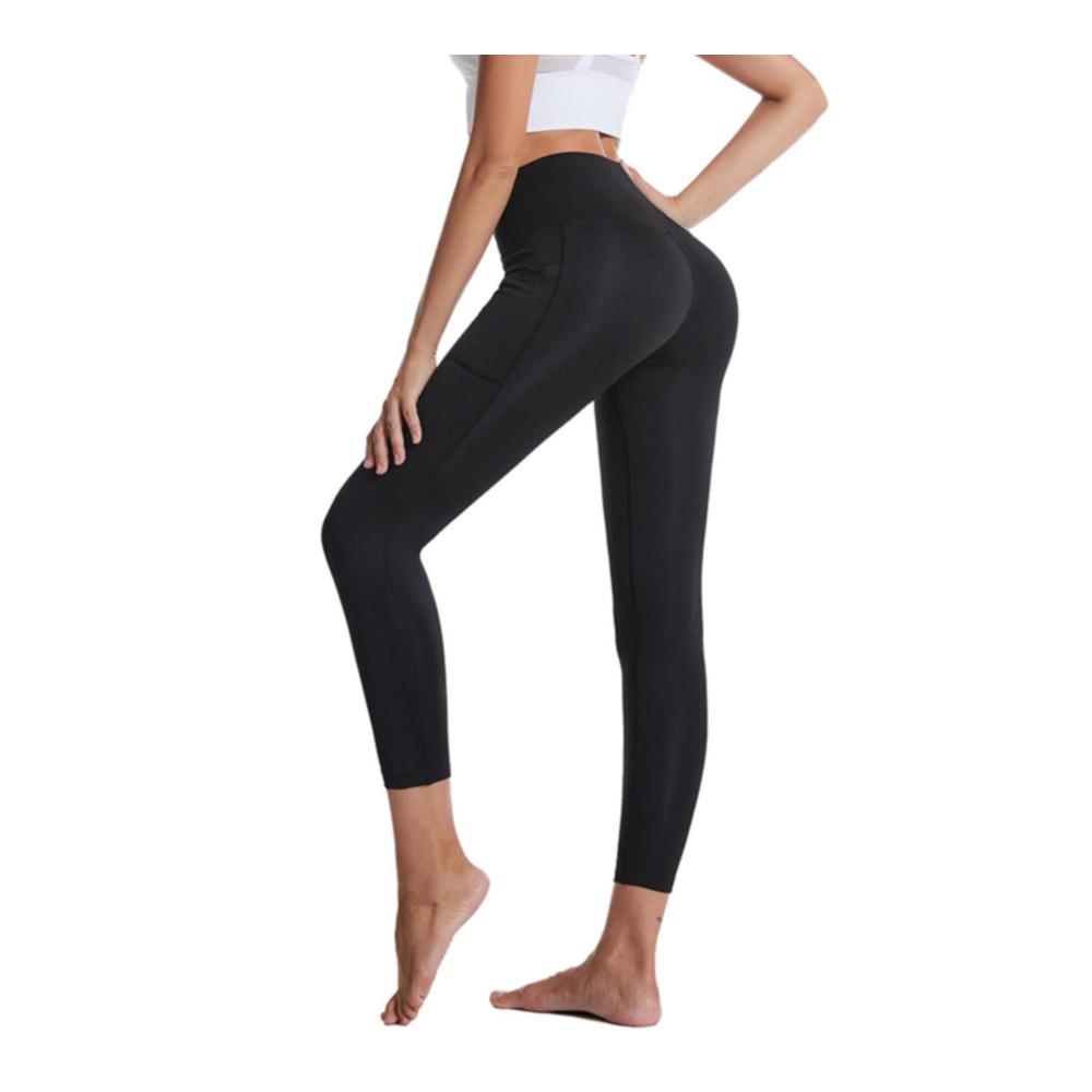Yoga-Fitness-Sporthosen für Damen Hüfthebende Leggings in Weiß – Perfekt zum Laufen und für das Yoga-Training – Hochwertige Lederleggings