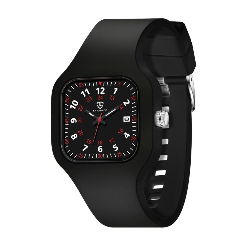 Aswan Watch Unisex Quarz Armbanduhr 38mm mit Silikonarmband für Damen Herren Krankenschwestern & Ärzte - Leuchtzeiger Datum 3 Zeiger