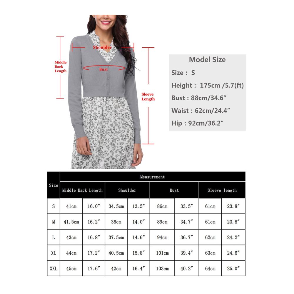 Bolero Damen Strickjacke - Retro Cardigan in Karamell XL für Frühling Sommer Herbst