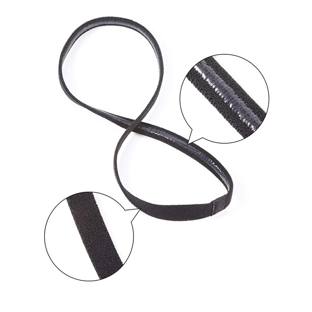 Elastische rutschfeste Sport-Stirnbänder im 9er Pack für Jogging Fußball Yoga und mehr