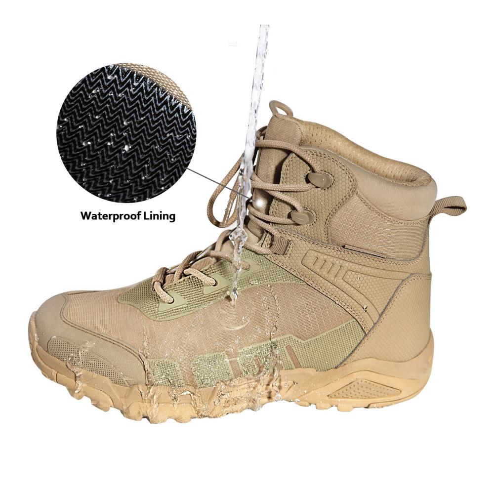 Taktische Herren Jagdstiefel - Strapazierfähige Trekking- & Wanderschuhe von FREE SOLDIER für Militär Arbeit & Outdoor-Aktivitäten