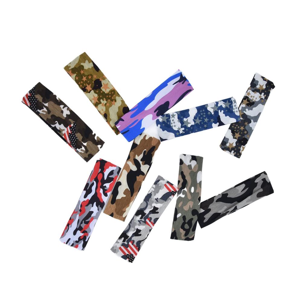 Sport-Stirnbänder mit elastischem Design für bequemes Laufen – Camouflage Jogging-Stirnband für Fitness und Laufsport