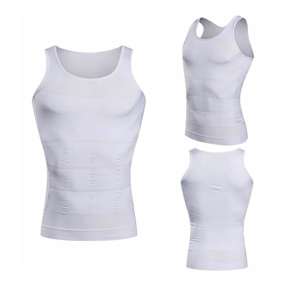 Herren Kompressions Tanktop SHAPERLUV Abs Slim Body Shaper für Sport