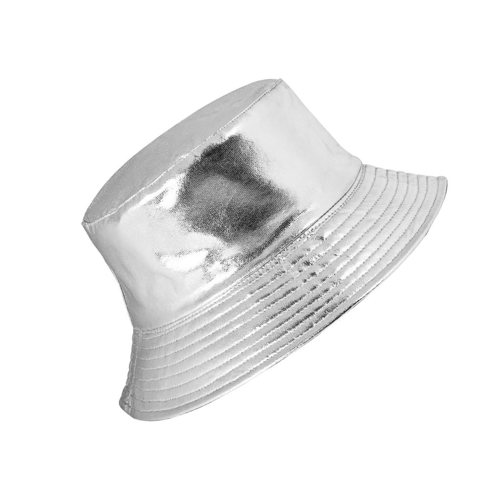 Fischerhut Unisex - Modischer Bucket Hat für Wildcamping mit Sonnenschutz Flexibilität Faltbarkeit Furry Textur und Metallic Finish
