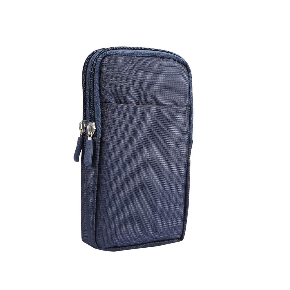 Outdoor Herren Hüfttasche mit Reißverschluss Gürtelschlaufe und Karabiner - Praktische Handy Gürteltasche für Wanderungen und mehr