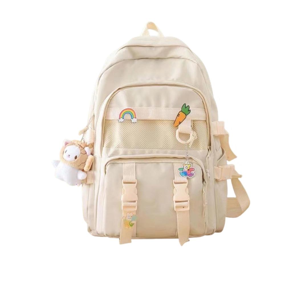 Ästhetischer Mädchen-Rucksack für Schule und Reisen mit Laptoptasche