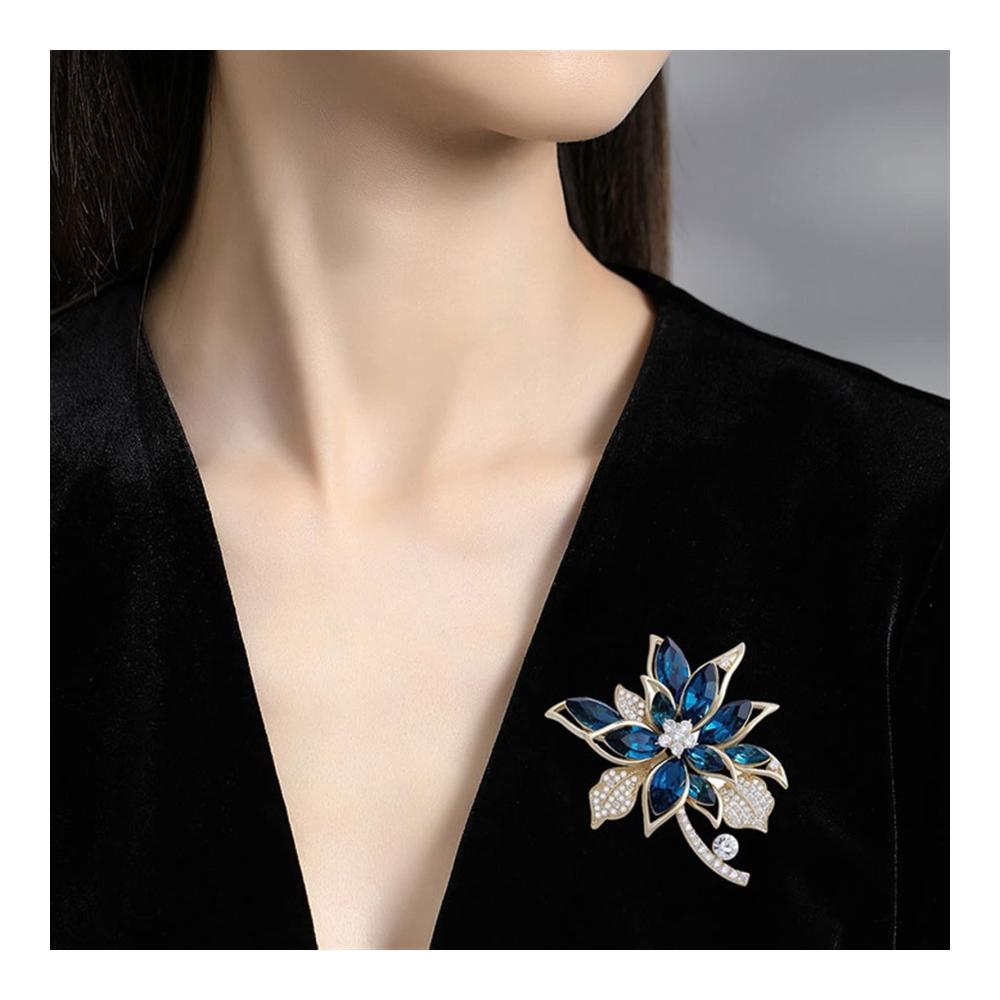 Blumenbrosche für Frauen Modisches Accessoire & Ideales Geschenk