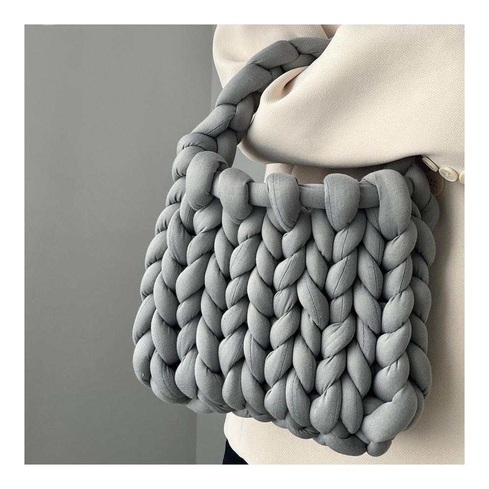 Damen-Häkeltasche Stilvolle Umhängetasche & Handtasche für den Sommer - Handgefertigte Clutch-Geldbörse perfekte Strick-Geldbörse für Frühling & Sommer