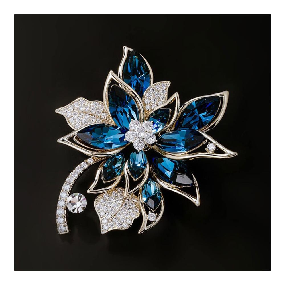 Blumenbrosche für Frauen Modisches Accessoire & Ideales Geschenk