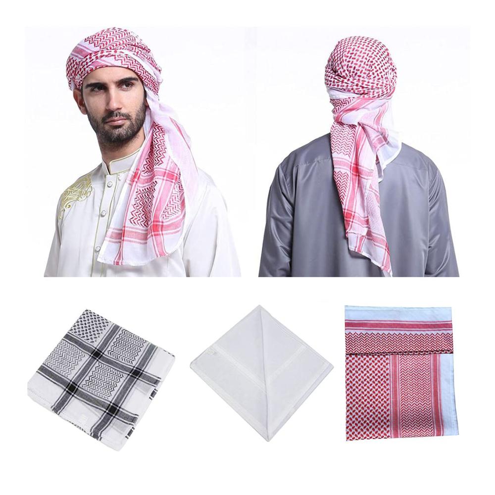 Schals Herren-Kopftuch Karierter Shemagh für den arabischen Stil in Dubai und Nahen Osten