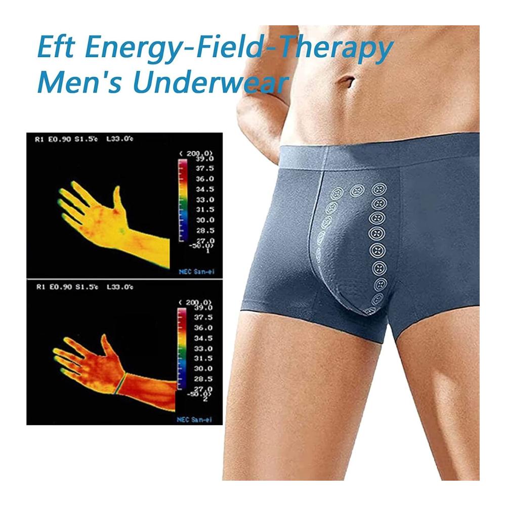 Energizing Retroshorts für Herren Lang anhaltende Wirkung für männliche Vitalität Härteverzögerung & Gewichtsmanagement (3er-Pack Größe L