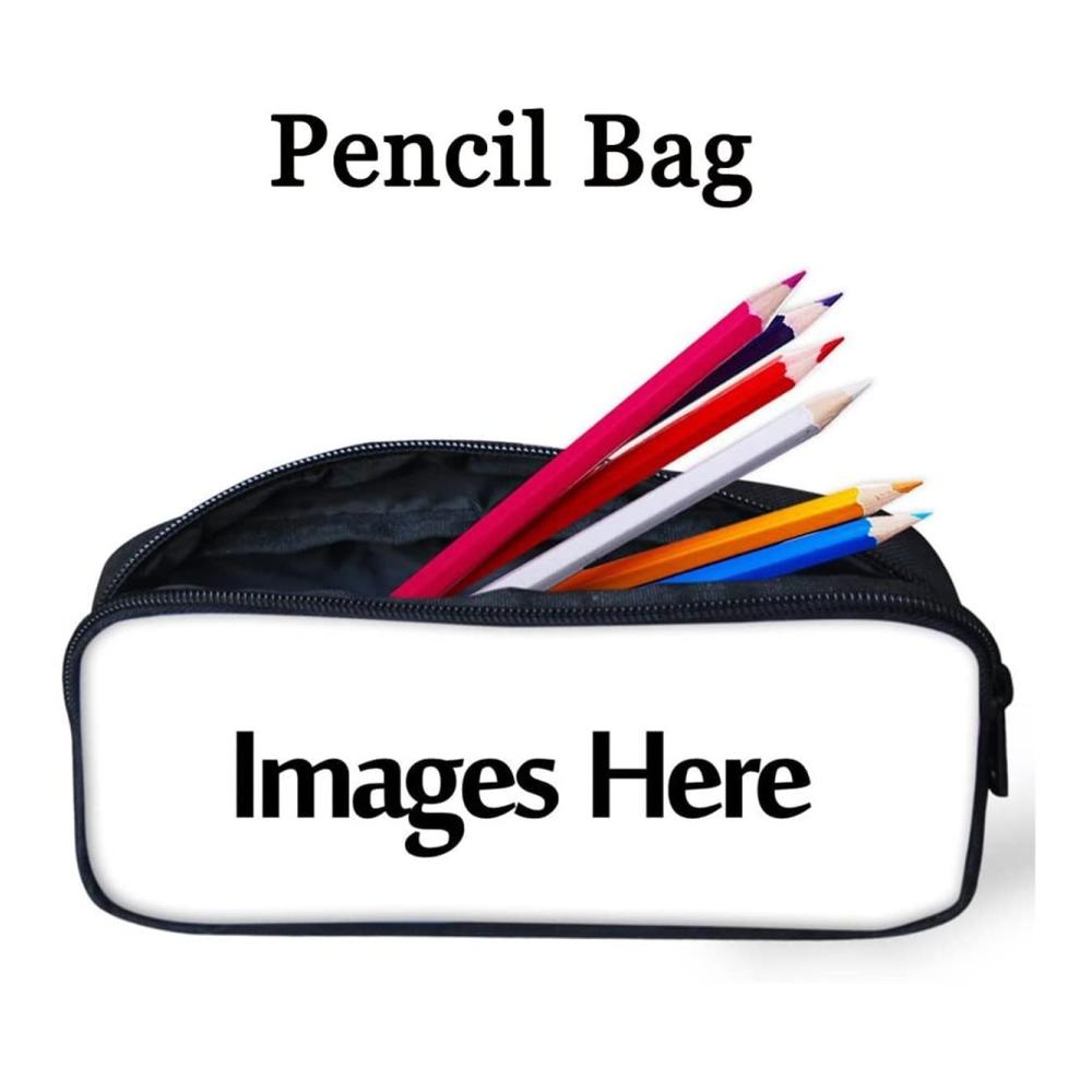 Haie Kinder Rucksack Set - Schulrucksack mit Lunchbox und Federmäppchen für Mädchen und Jungen in Einheitsgröße