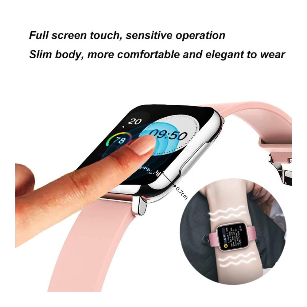Fashion Smartwatches YIUTERA - IP67 Wasserdichte Smartwatch mit 155 Zoll Display Blutdruckmessung Herzfrequenz Schlafmonitor Sportuhr und Schrittzähler - Für Damen und Herren im Trend