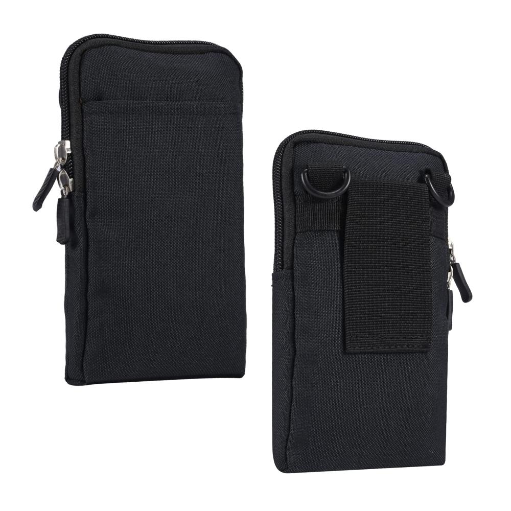 Mode-Hüfttasche Herren – Handy Gürteltasche mit Gürtelschlaufe Umhängefunktion und Geldgürtel – Universelles Holster für 7.2 Zoll Smartphones – Schultertasche Messenger Bag Bauchtasche Brieftasche für stilbewusste Männer