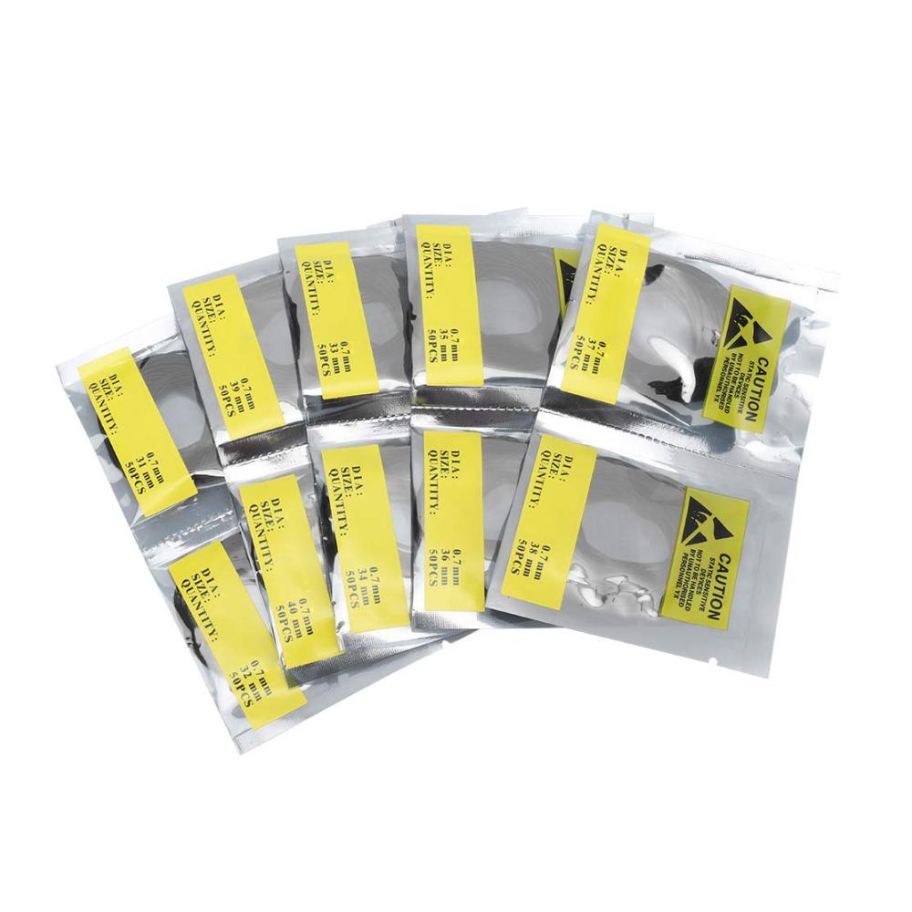 500er Packung Uhren-O-Ringe - Uhrendichtungsgummi für Uhrenreparaturwerkzeuge