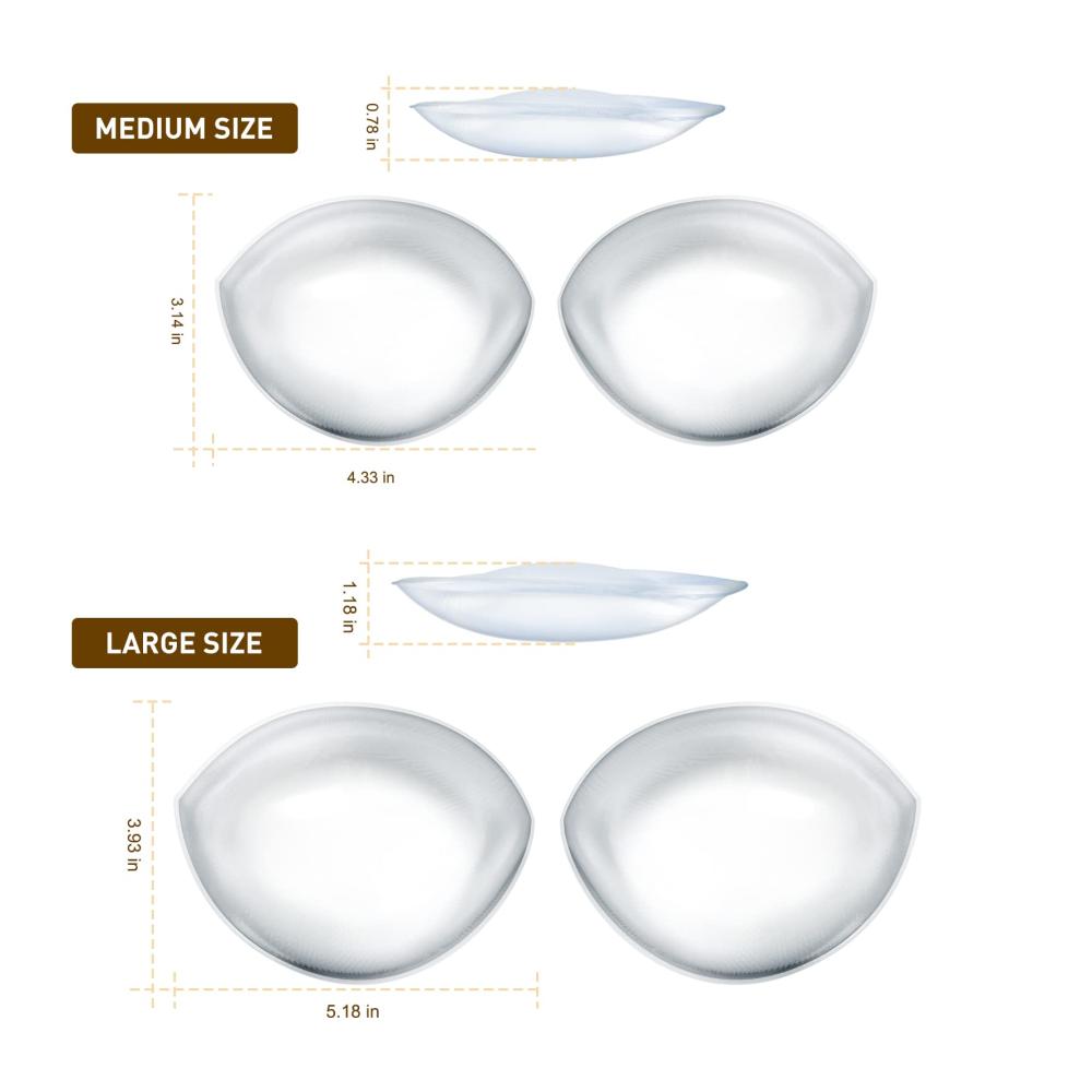 Silikon BH-Einlagen – V-Form Brustvergrößerer Pads für Bikini und Badeanzug
