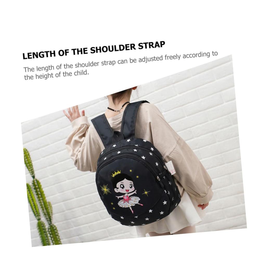 Ballett Rucksack-Set Tanz-Rucksack mit Kordelzug Schultasche Aufbewahrung für Ballettschuhe Mädchen Lateinischer Tanz Oxford Kind