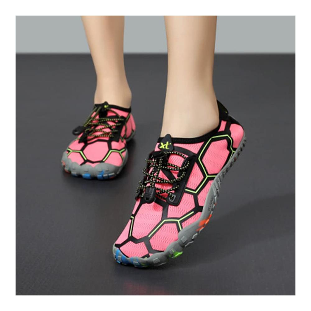 Barfussschuhe Aqua Schuhe Herren Damen - Schnell Trocknend Atmungsaktiv Rutschfest | Wasserschuhe Schwimmschuhe Strandschuhe für Surfen und Aquasport