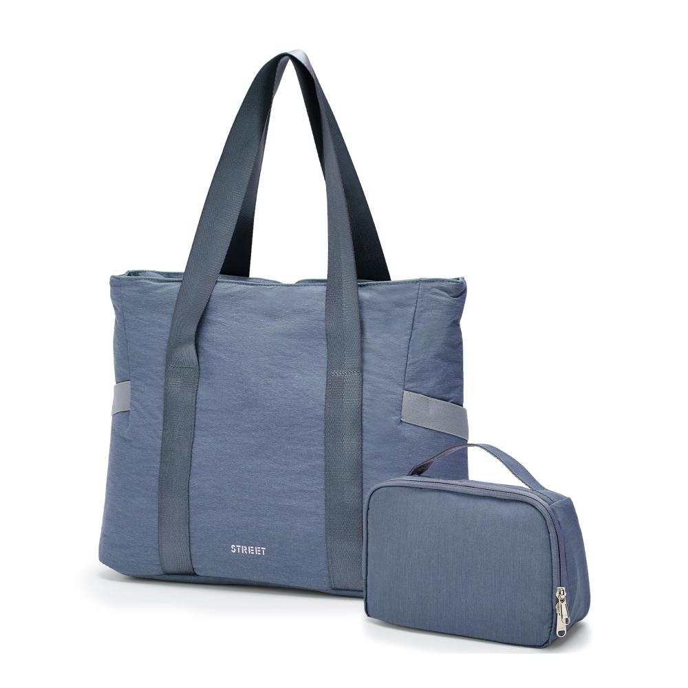 Damen Shopper Handtasche mit Reißverschluss - Große Tote Bag für Arbeit Büro Reisen und Shopping - Schultertasche mit hoher Kapazität für Schule und Alltag