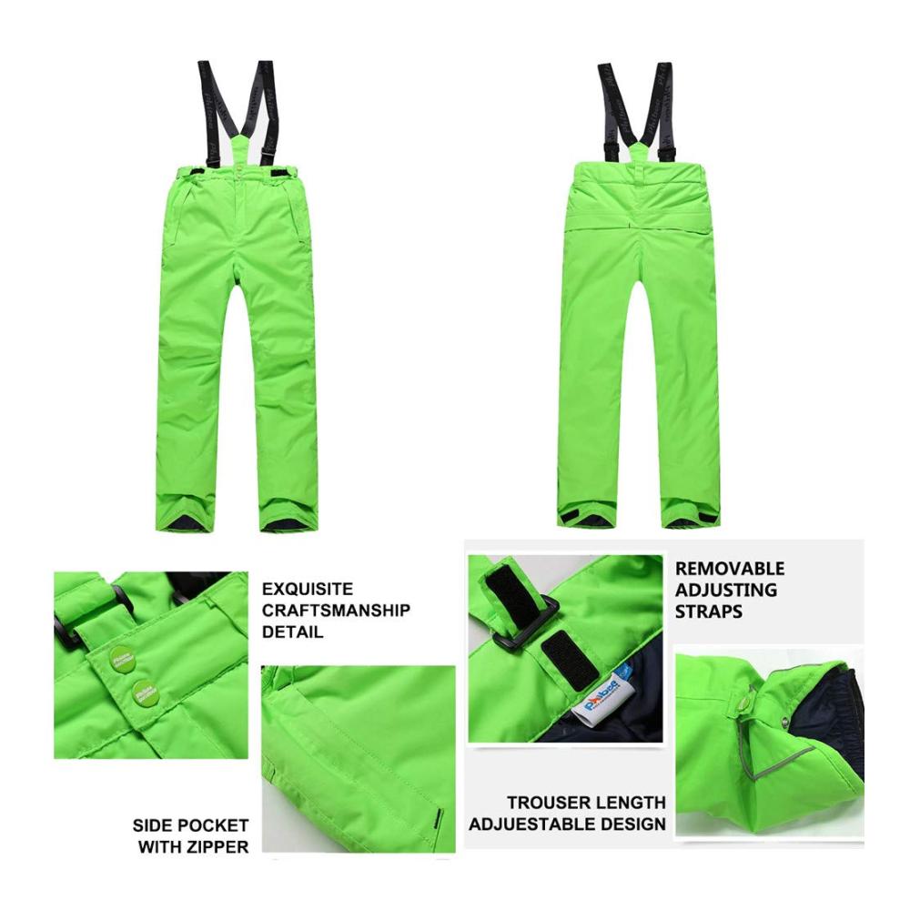 Kinder Skianzug Mädchen Wasserdicht Winddicht Atmungsaktiv Warm Outdoor Skiwear 8-14 Jahre
