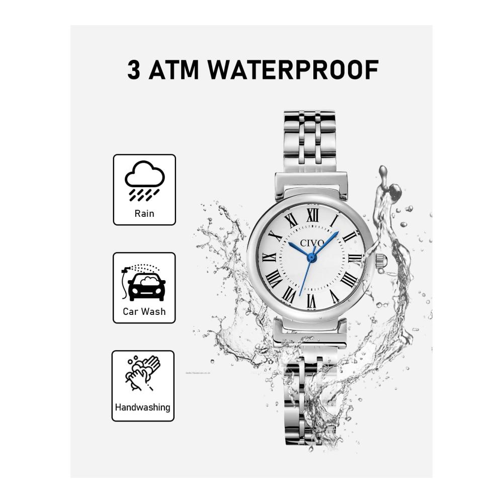Damen Armbanduhr - Wasserdichte Analog Quarz Uhr in Minimalistischem Design Klassisch Elegante und Lässige Damen Uhr - Geschenkidee für Frauen