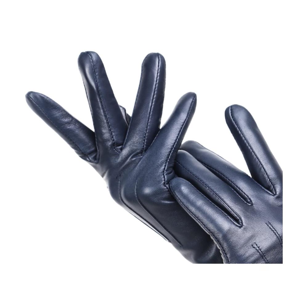 Damen Winterhandschuhe aus Schaffell | Warme Lederhandschuhe für Frauen beim Fahren | Weiche und bequeme Damenhandschuhe für den Winter