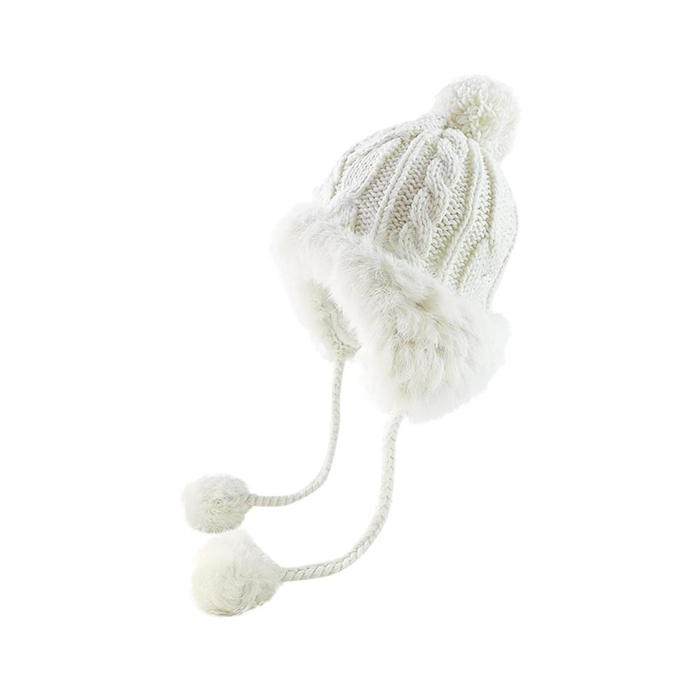 Stilvolle Damen Strickmütze für den Winter - Warme Peruanische Wintermütze in trendiger Optik