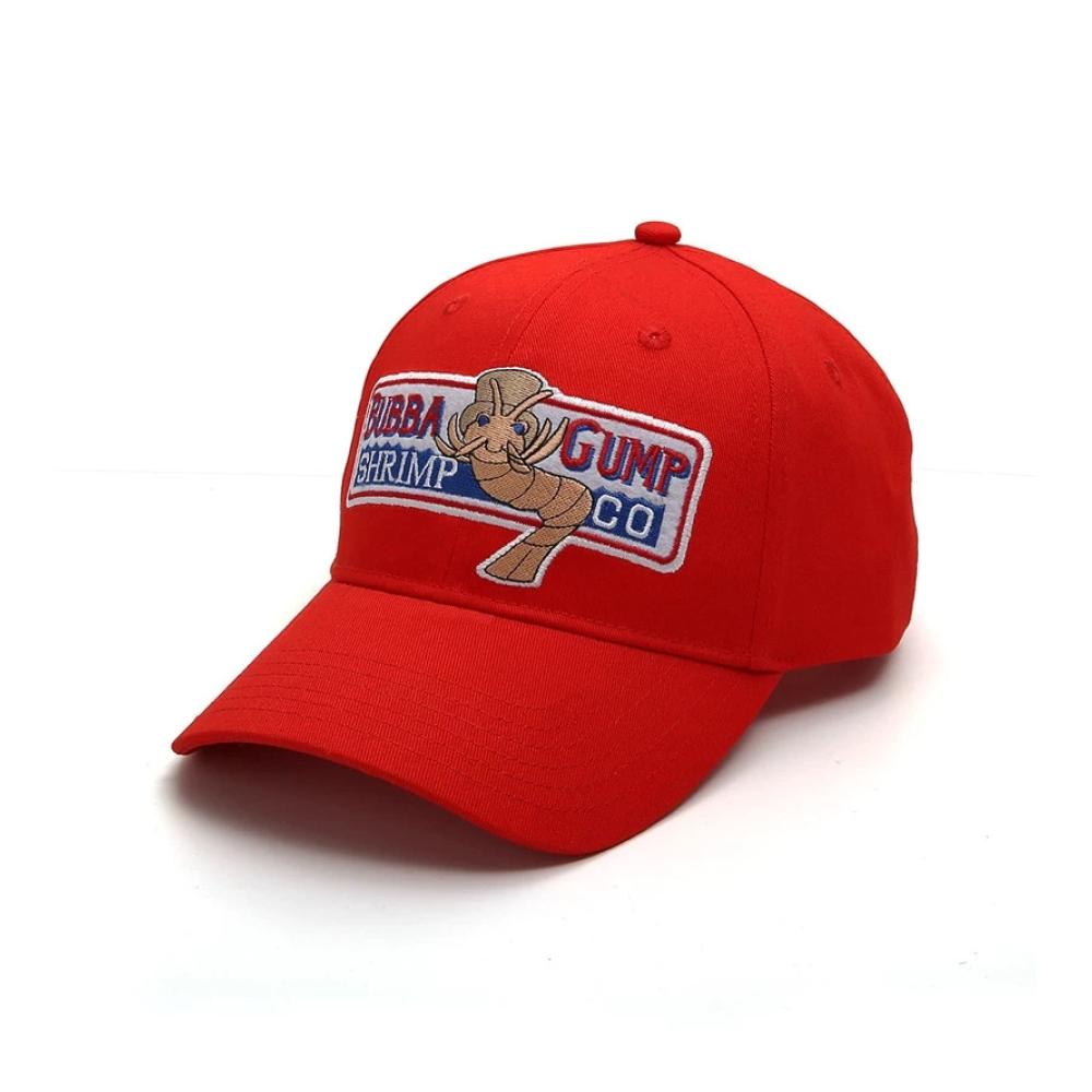 Forrest Gump Baseballkappen - Bestickte Hysteresenkappe für Unisex Cosplay und Sommer Verstellbare Gump Shrimp CO. Baseball Caps