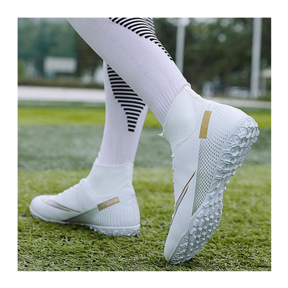 Fußballschuhe Puvvtyi für Herren Leicht und Stollenfrei - Ideale Fussballschuhe für Jungen und Mädchen