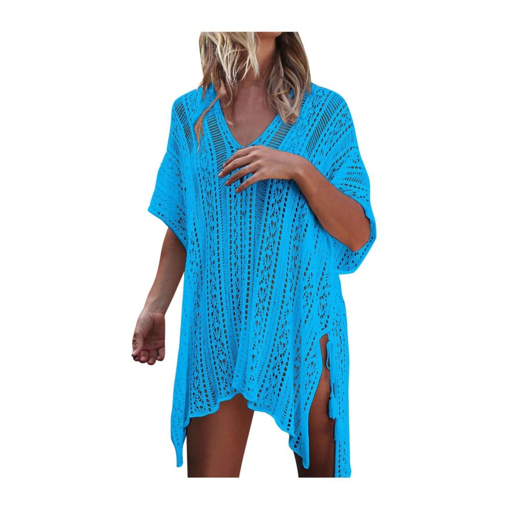 Boho Pareos Damen Bikini Cover-Ups für Sommer Strandurlaub - Transparente Strandkleider Strandponchos & Strandtunikas - Badeanzug Beachwear für stilvollen Strandabdeckung