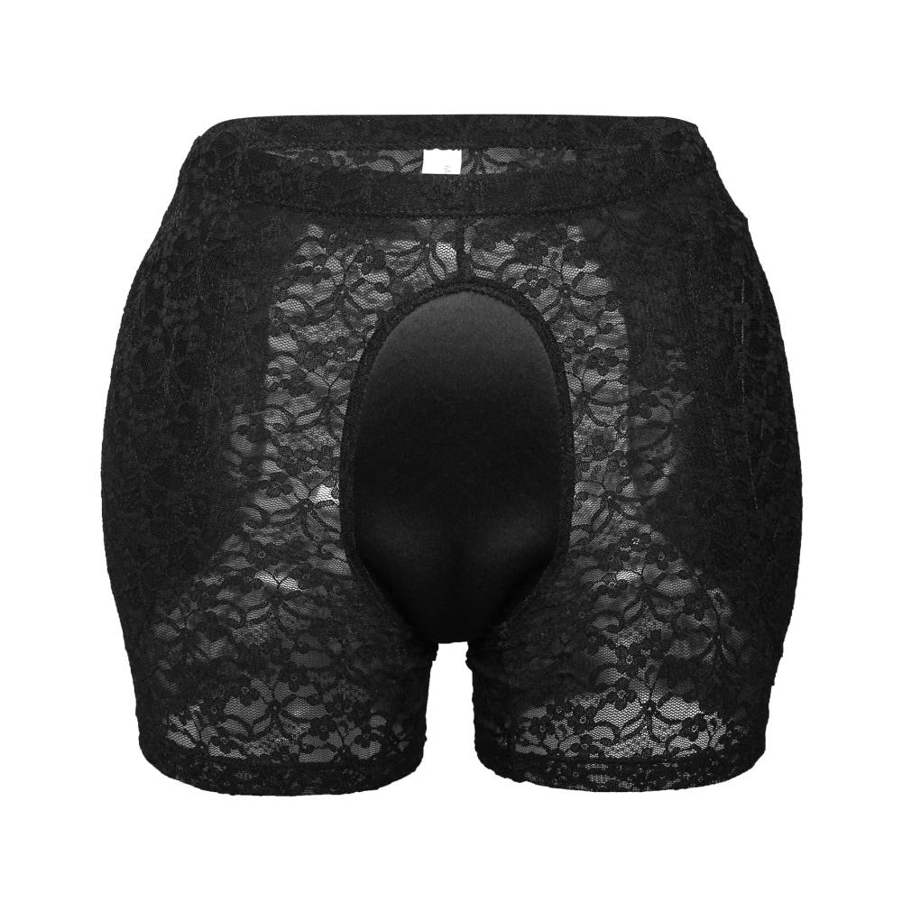 Crossdresser Transgender Unterwäsche Geheime Formgebung mit Strings Hiding Gaff Panty