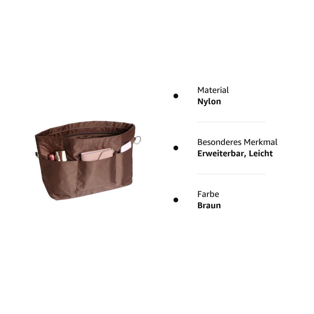 Handtaschen Organizer - BeringLoad Taschenorganizer mit Innentaschen für perfekte Handtaschenordnung
