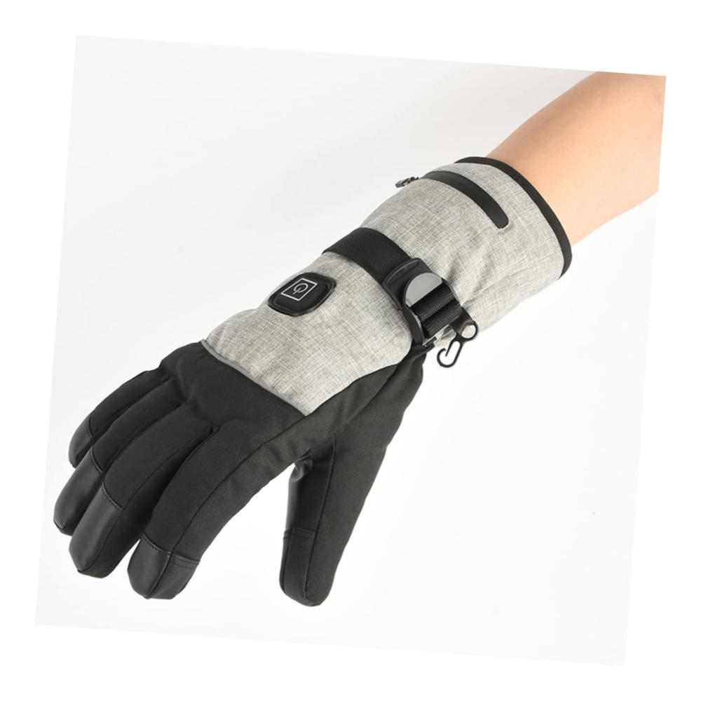 Wintersport-Handschuhset Beheizbare Skihandschuhe für Radfahren Reiten und mehr - Elektrische Thermohandschuhe mit Handwärmer-Funktion (2er-Set