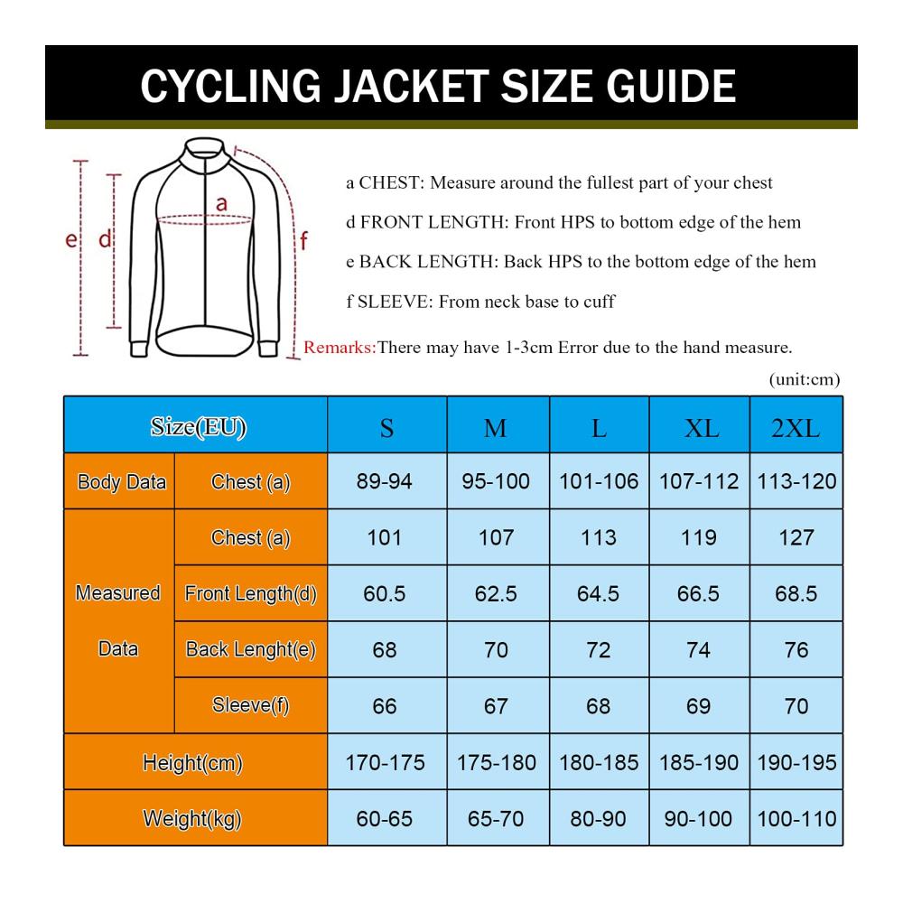 Herren Fahrradjacke - Langarm Winddicht Fleece MTB Jacke für Radfahren Joggen Wandern