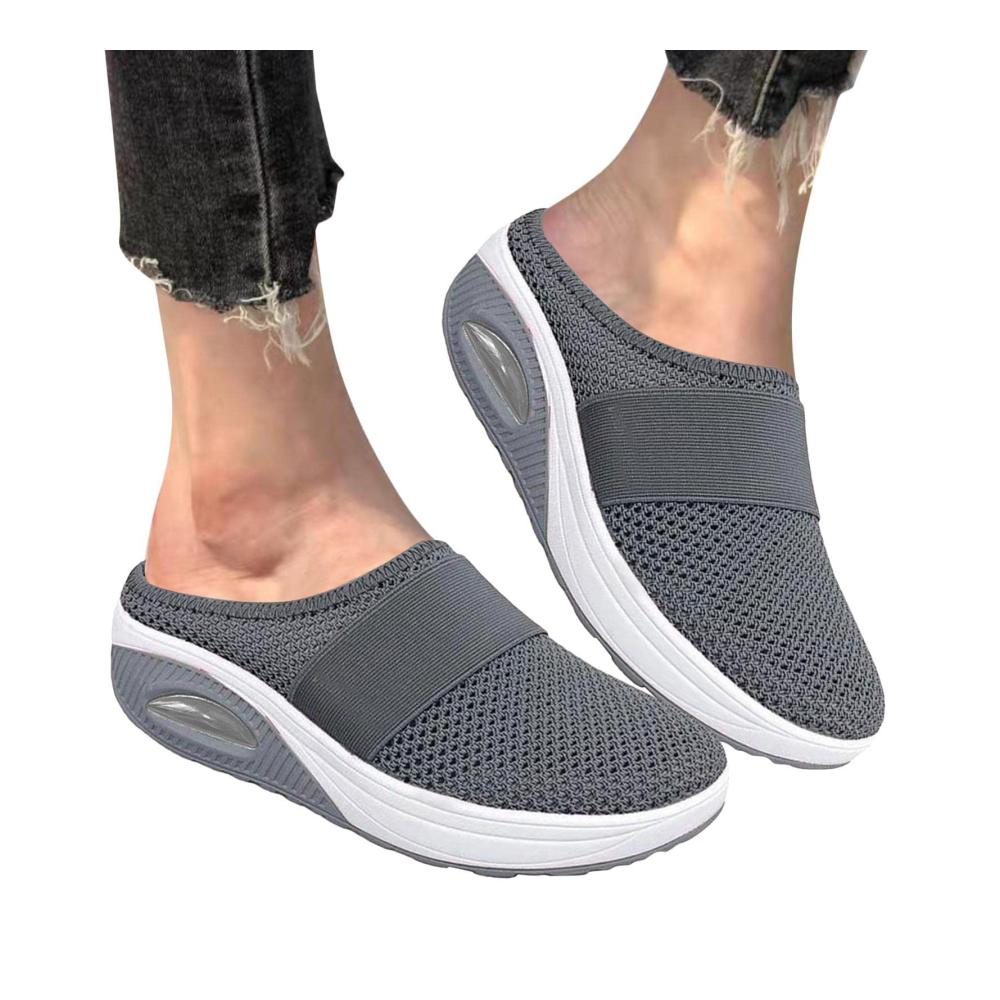 Orthopädische Schuhe für Komfort und Unterstützung - Atmungsaktive Sportschuhe Wanderschuhe mit Luftpolster Mesh-Sportschuhe - Ideal für Arbeit und Shopping