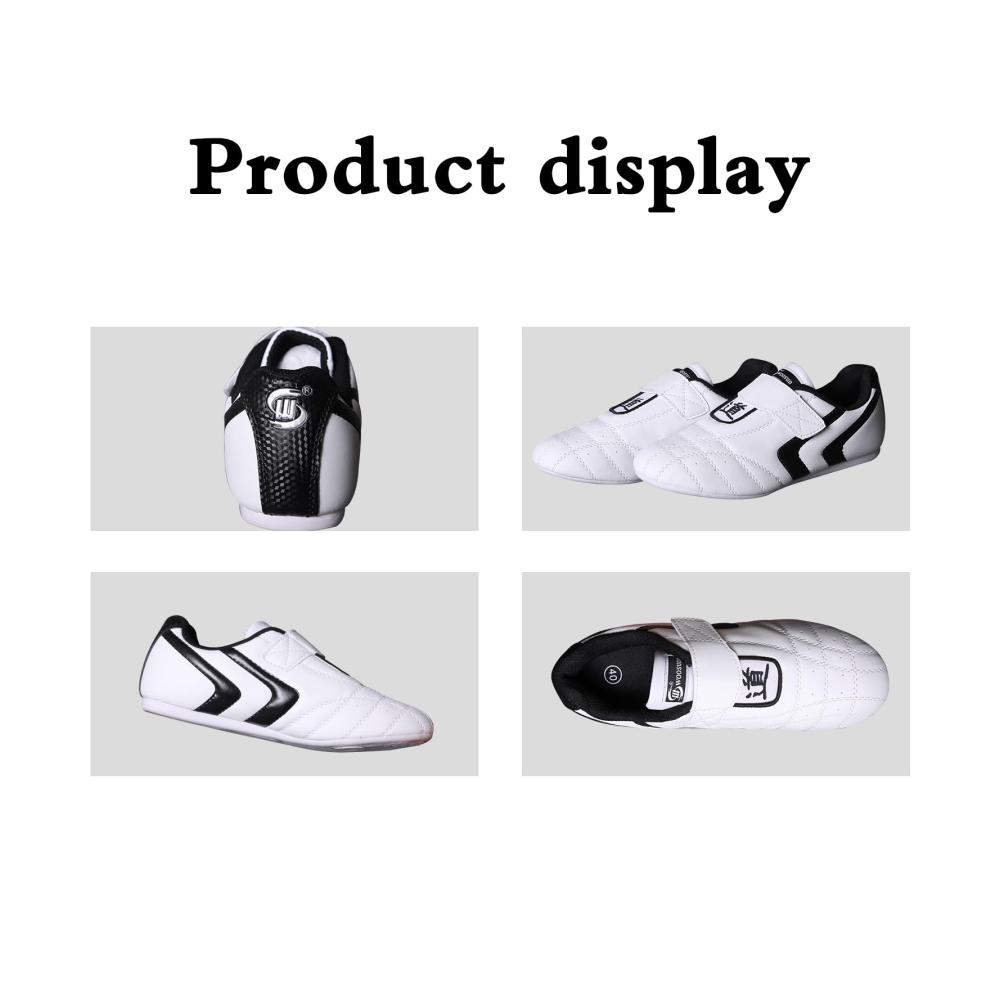 Kampfsportschuhe für Erwachsene und Kinder Atmungsaktiv Bequem und Verschleißfest für Boxen Karate Taichi und Taekwondo Training