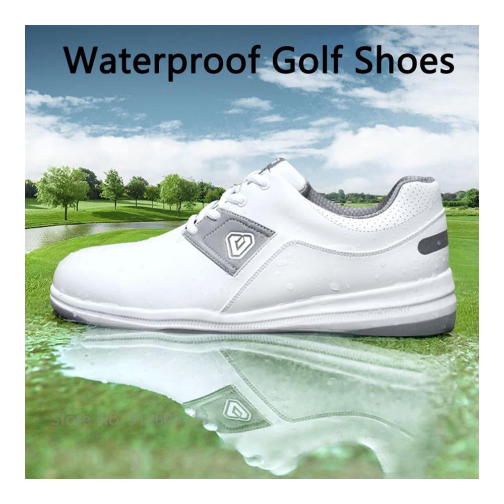 Herren Golfschuhe Spikeless Wasserdicht Leicht & Profi Golf Trainer