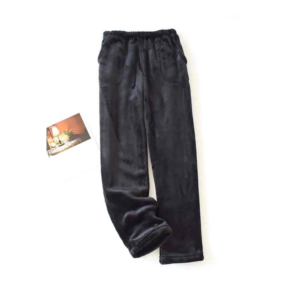 Plüsch-Fleece Schlafanzughose Warme Unisex Pyjamahose - Damen/Herren Home Freizeithose