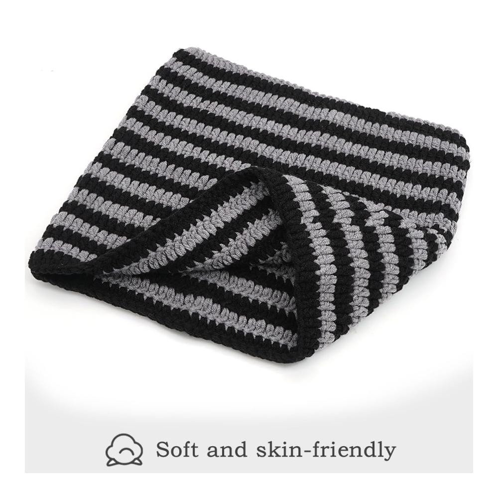 Katzenohr Strickmützen für Frauen - Vintage Beanie mit Grunge Flair und Slouchy Stil