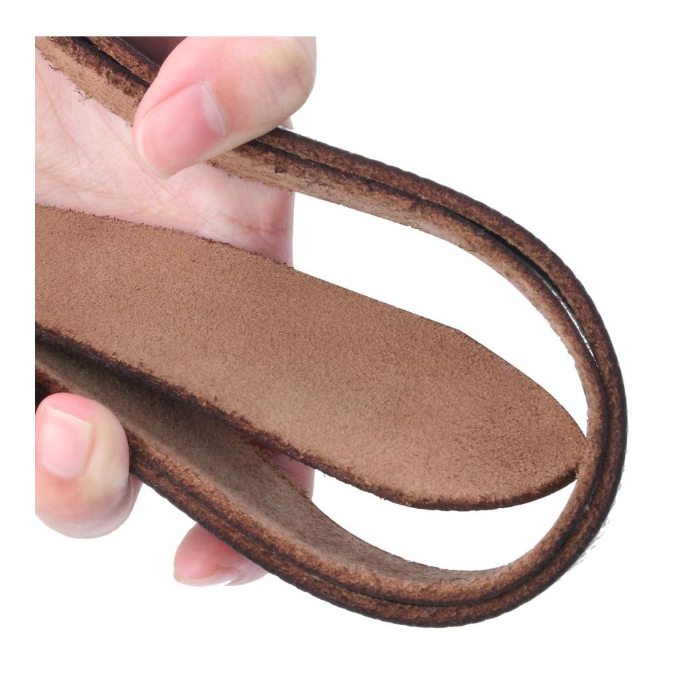 Hochwertiger Herrengürtel aus 100% Echtleder - Stilvoller Ledergürtel für Männer Hosengürtel Jeansgürtel Arbeitsgürtel - Breite 3.8cm