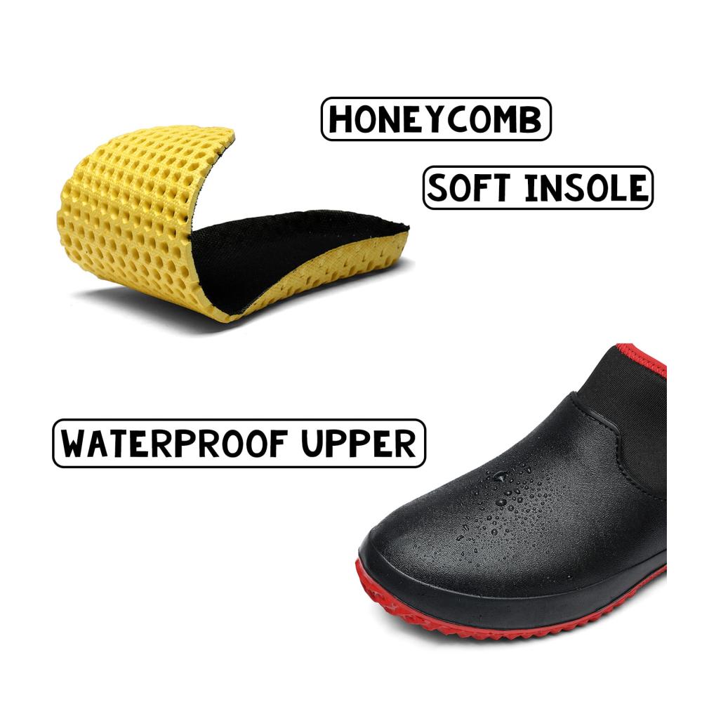 FLIOZY Garten Clogs Wasserdichte Unisex Arbeitsschuhe für Küche Gartenarbeit & Krankenschwestern - Rutschfest & Sicherheitszertifiziert