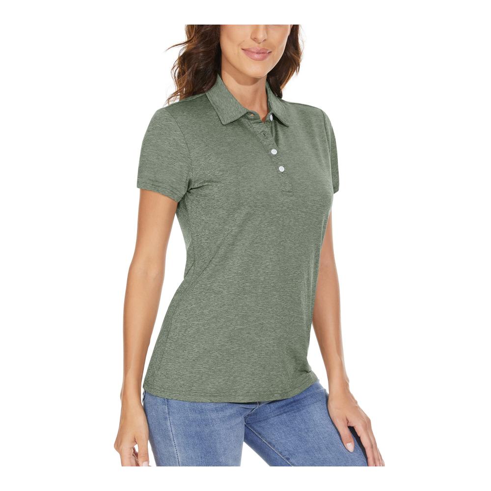 Damen Poloshirt EKLENTSON - Sportliches Kurzarm Polo für Tennis & Golf Schnelltrocknend & Funktional