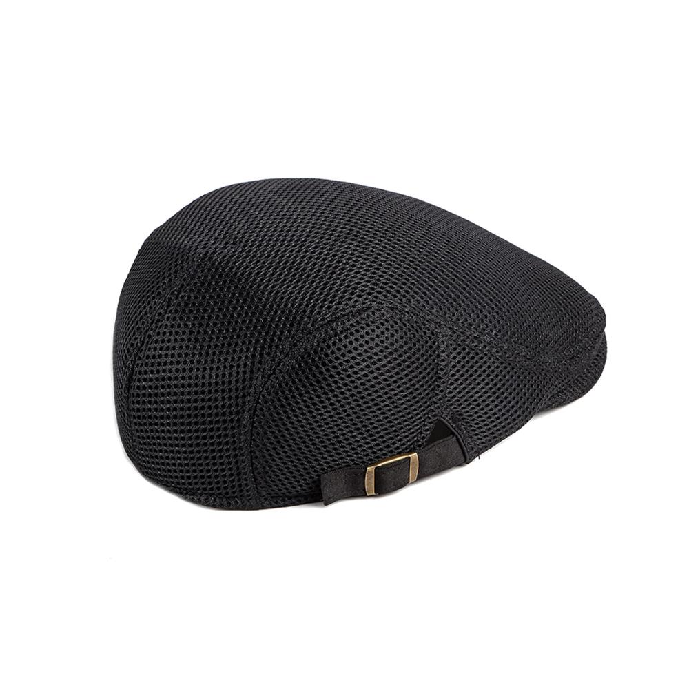 Sommerliche Herren Baskenmütze & Beret RDWESZOD Atmungsaktive Mesh Flat Cap für Fahrten und Jagd